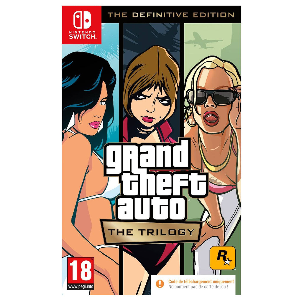 Rockstar GTA : The Trilogy The Definitive Edition - Code in a box Switch