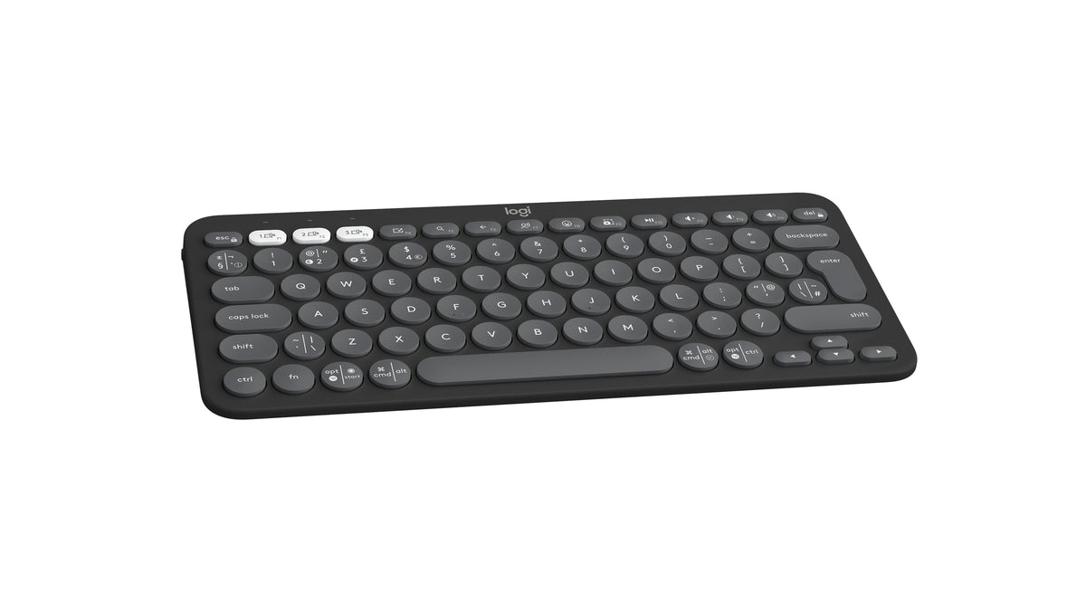 Logitech Pebble Keys 2 K380s Tastatur Saks Trådløs UK