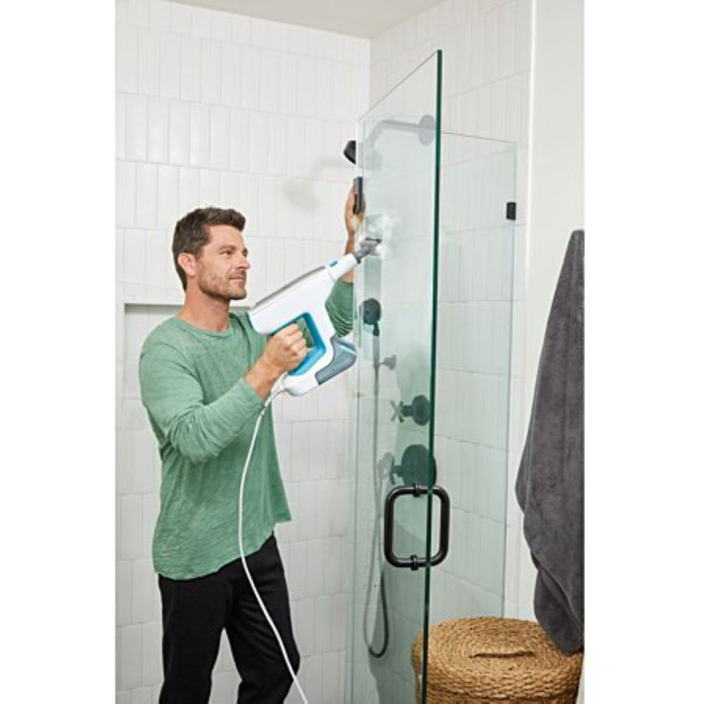 BLACK & DECKER Balai vapeur BHSM15FX08-QS + 8 accessoires