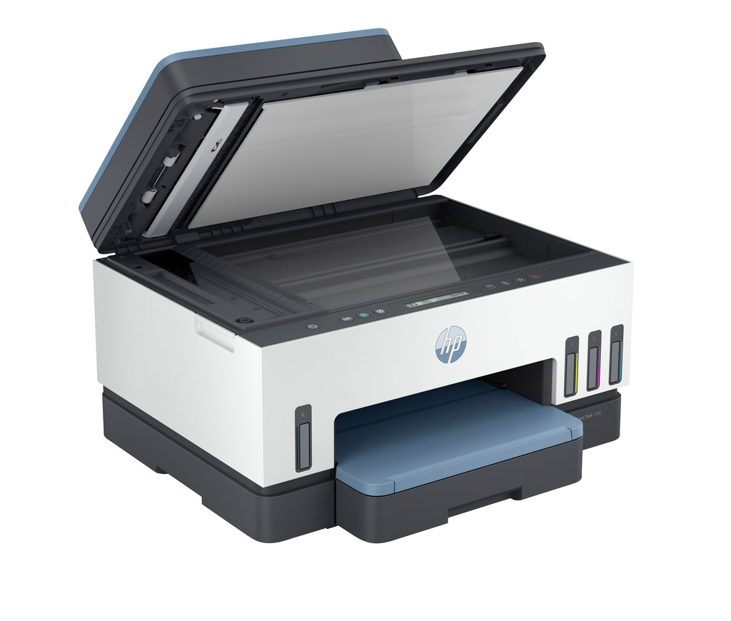 HP Smart Tank 7306 Imprimante Multifonction Couleur Sans Fil, Recto-Verso, Copieur et Scanner