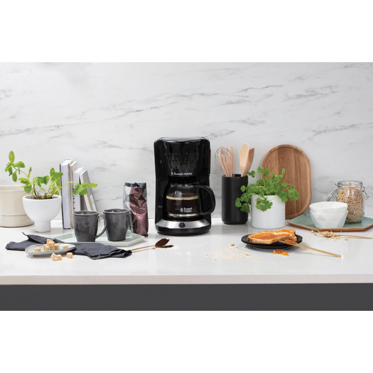 Russell Hobbs Cafetière filtre Honeycomb 27011-56 Noir