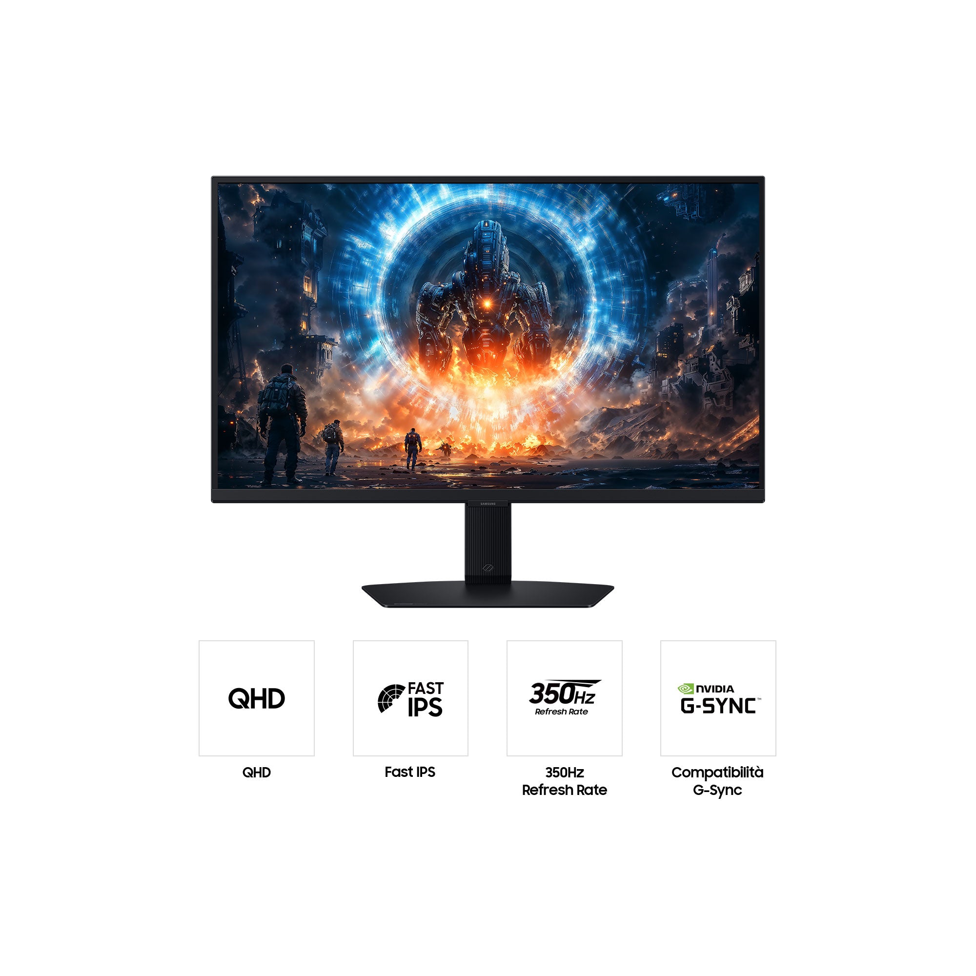 Samsung G60F écran plat de PC 68,6 cm (27") 2560 x 1440 pixels Quad HD LCD Noir