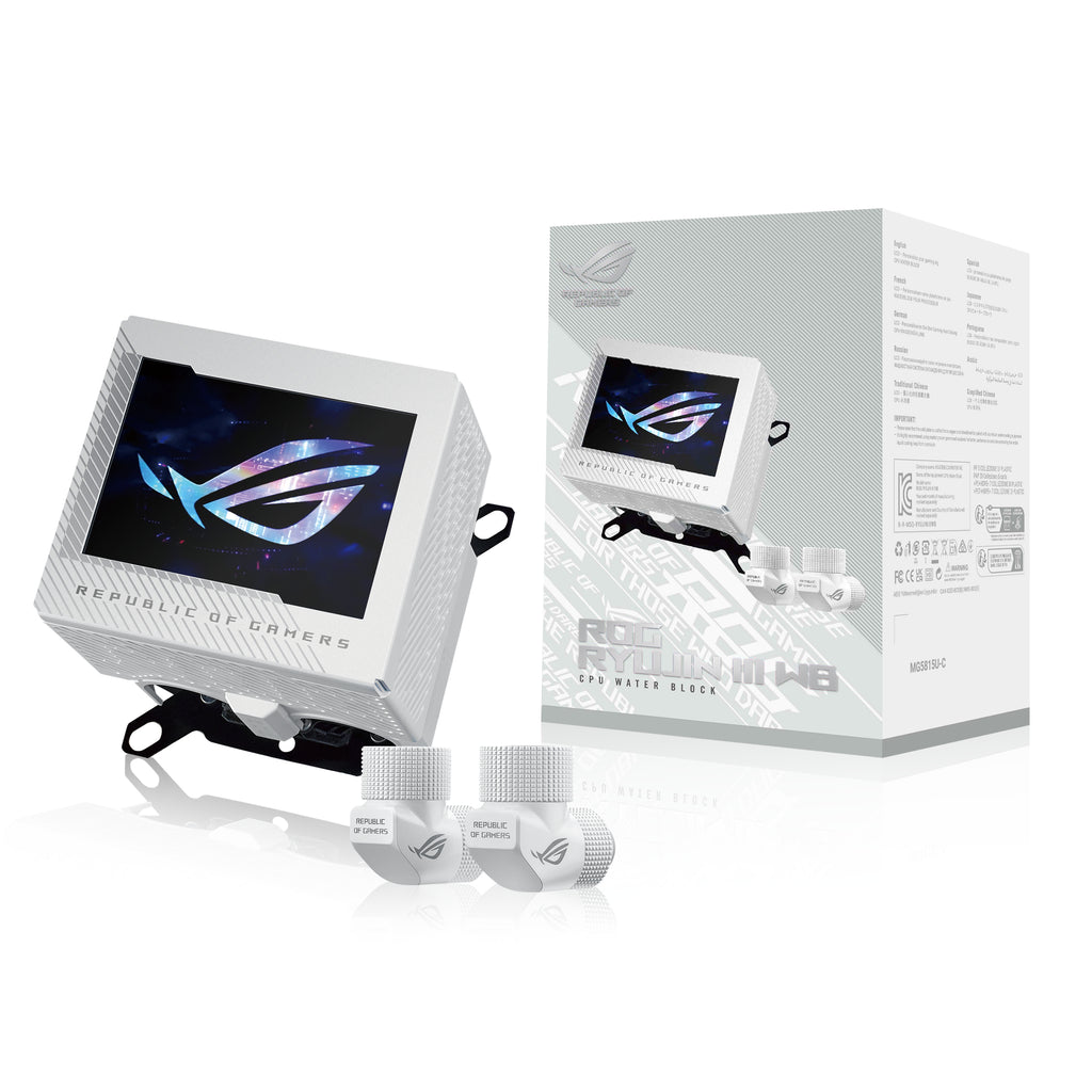 ASUS ROG RYUJIN III WB White Edition Bloc d'eau