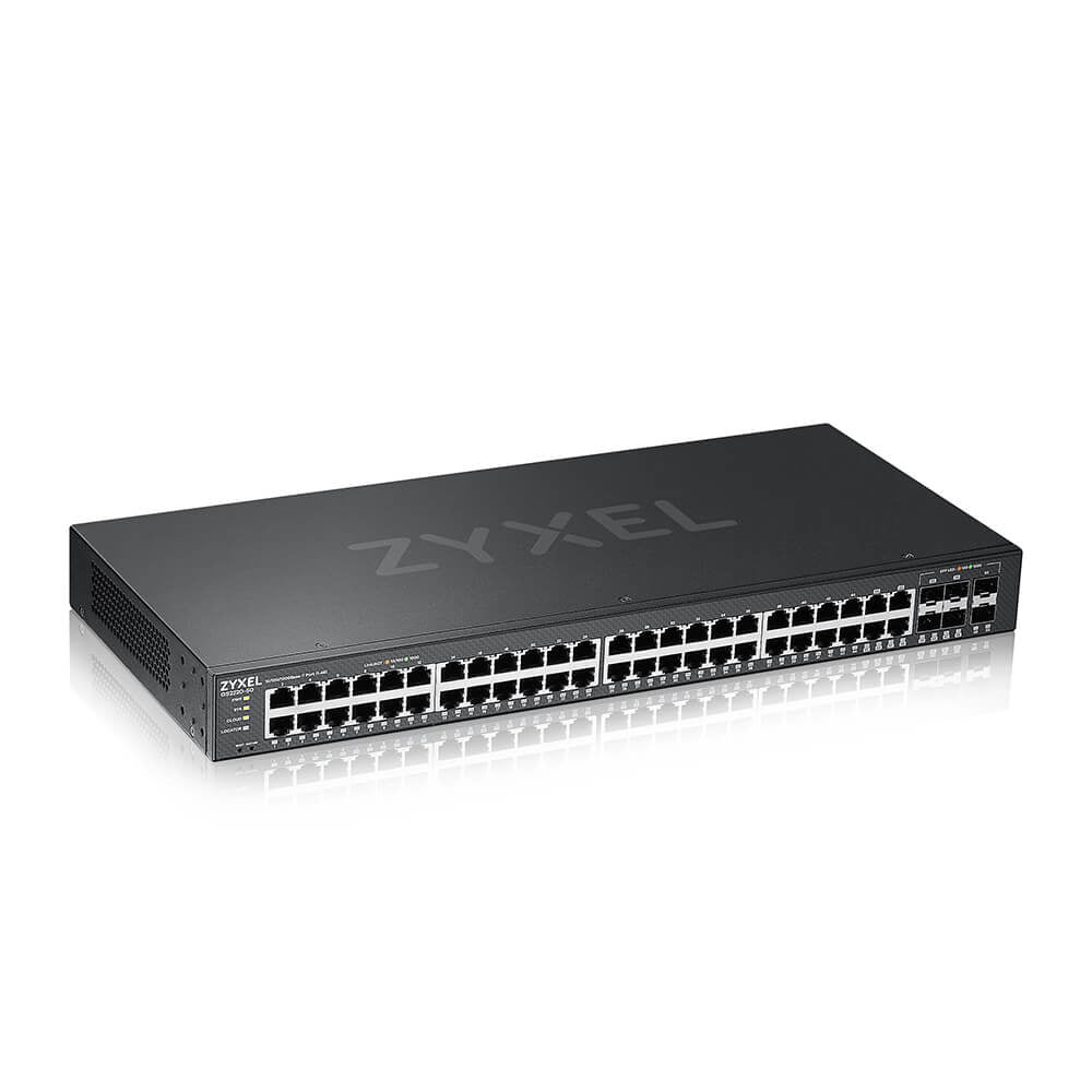 Zyxel GS2220-50-EU0101F commutateur réseau Géré L2 Gigabit Ethernet (10/100/1000) Noir