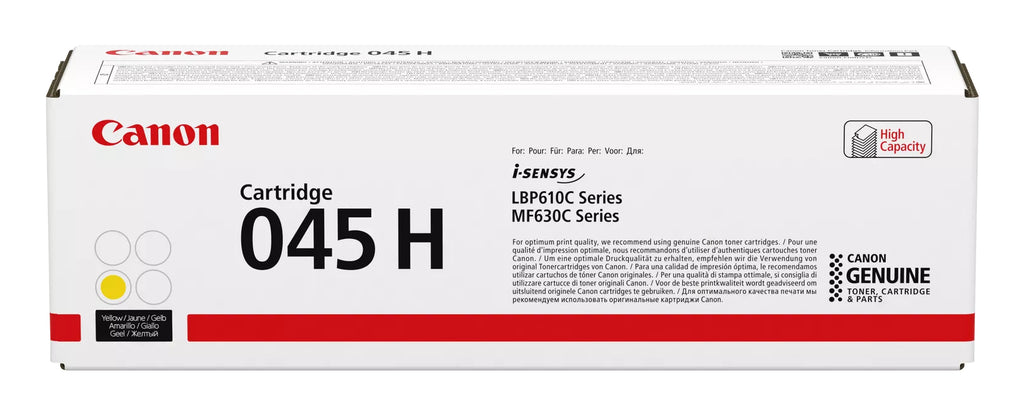 Canon 045 H Cartouche de toner 1 pièce(s) Original Jaune
