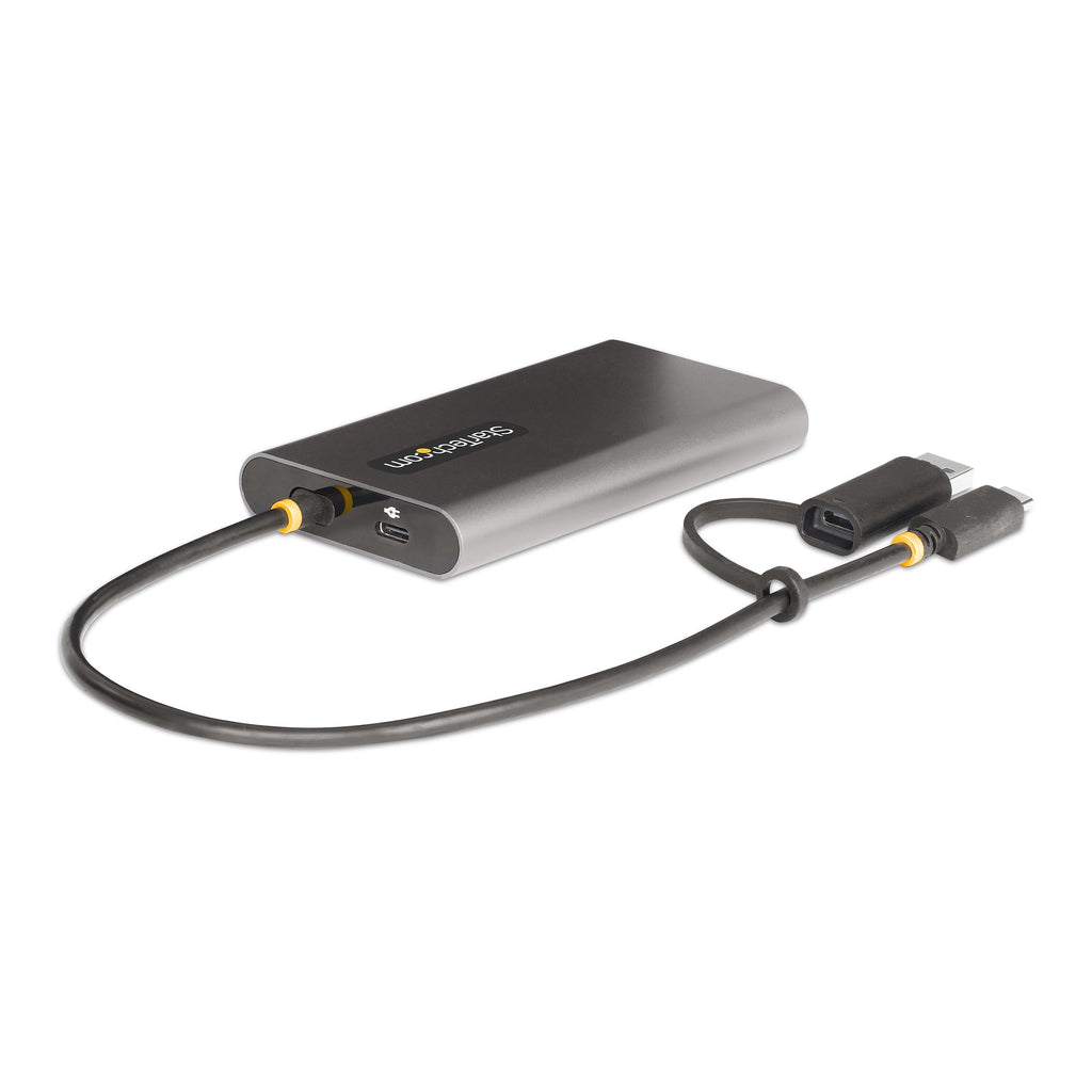 StarTech.com Adaptateur USB-C vers Double HDMI, 4K 60Hz, Power Delivery 100W, Câble 30cm