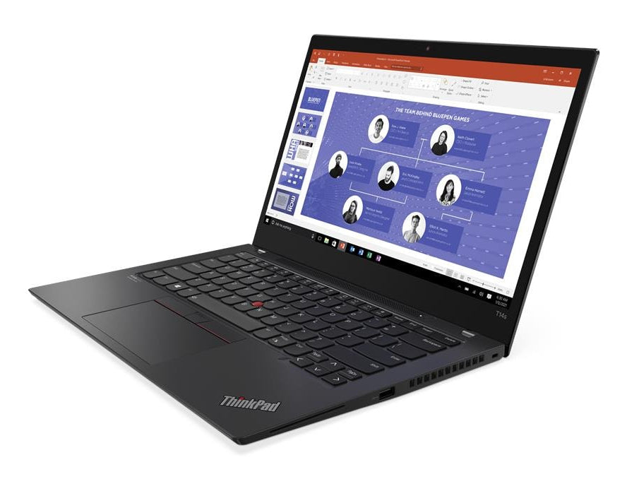 T1A Lenovo ThinkPad T14s Gen 2 AMD Refurbished AMD Ryzen™ 5 PRO 5650U Ordinateur portable 35,6 cm (14") 16 Go LPDDR4x-SDRAM 256 Go SSD Windows 11 Pro Noir