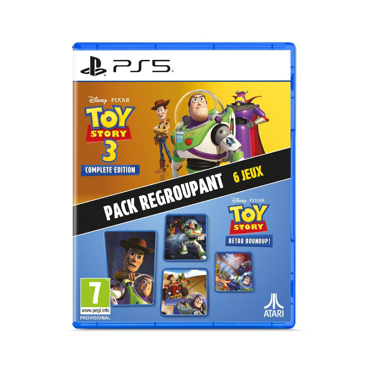 Atari Toy Story : Retro Roundup ! + Toy Story 3 Complete Edition Double Pack PS5