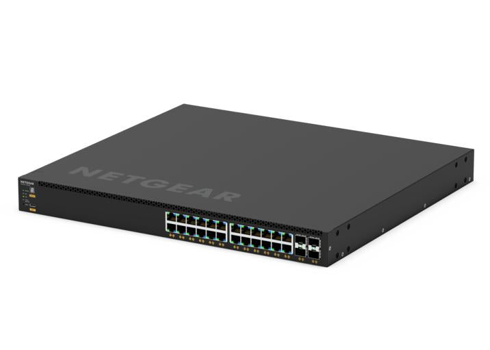 NETGEAR GSM4328 Géré L3 Gigabit Ethernet (10/100/1000) Connexion Ethernet, supportant l'alimentation via ce port (PoE) 1U Noir