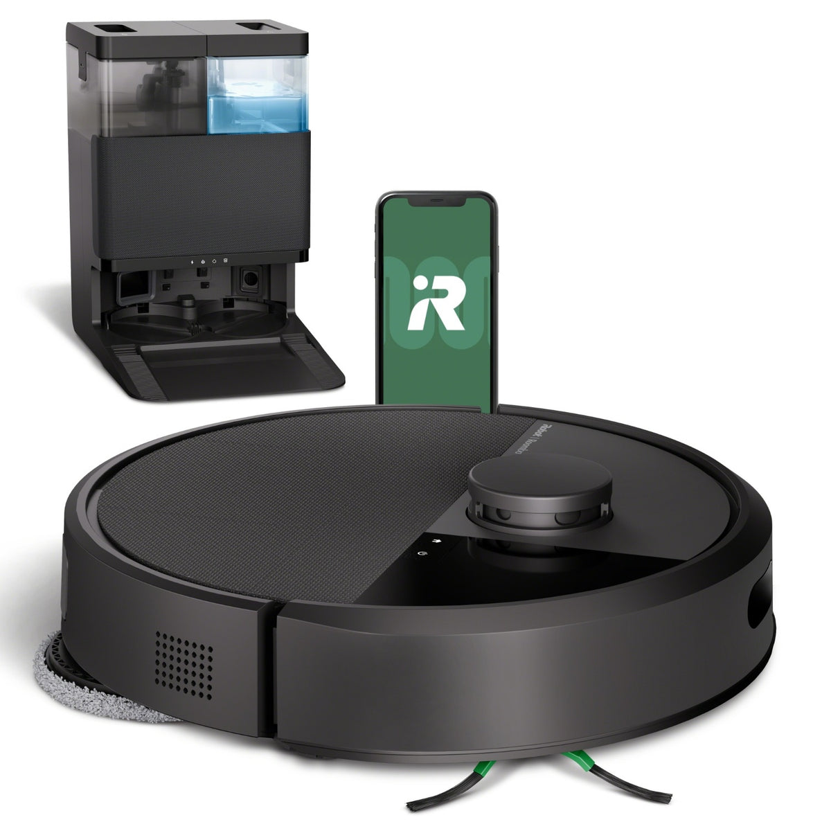 Irobot Aspirateur robot laveur Roomba Plus 405 Noir