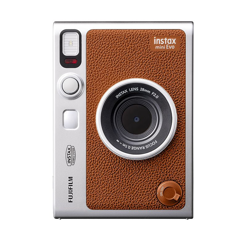Fujifilm Instax Mini Evo 1/5" 2560 x 1920 pixels CMOS Marron, Argent