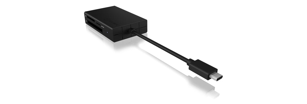 ICY BOX IB-CR401-C3 lecteur de carte mémoire USB 3.2 Gen 1 (3.1 Gen 1) Type-C Noir