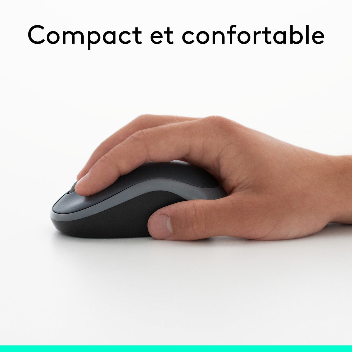 Logitech Souris optique noir/gris