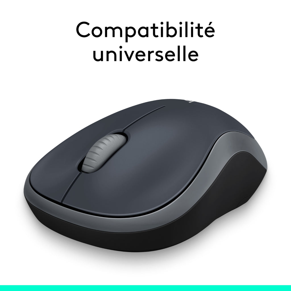 Logitech Souris optique noir/gris
