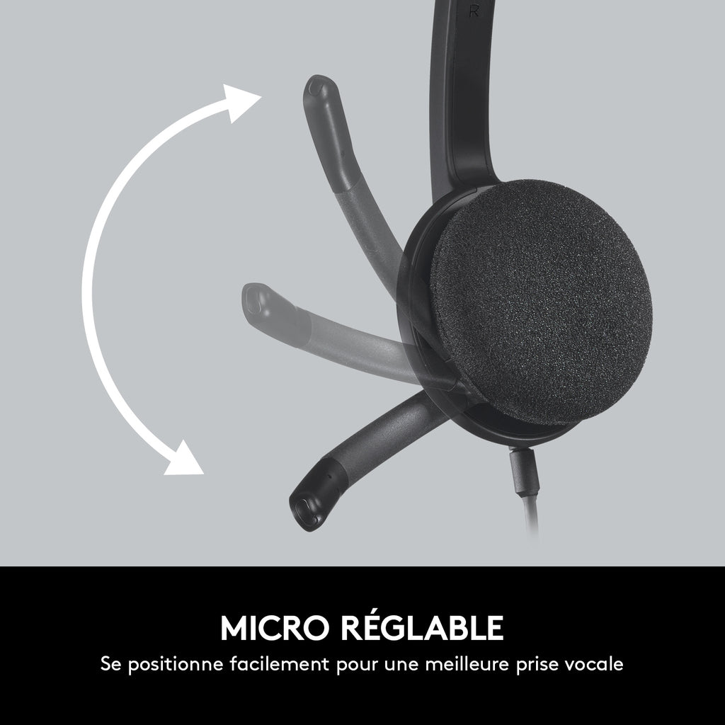 Logitech Casque bureautique H340 - Filaire