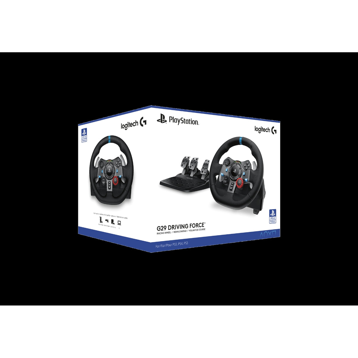 Logitech Volant et Pédalier G29 Driving Force PS4/PS3/PC