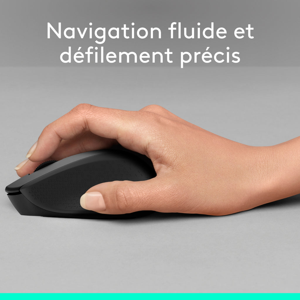 Logitech Souris sans fil M330 silent plus noire