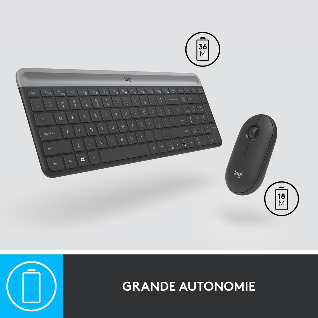 Logitech Clavier + souris MK470