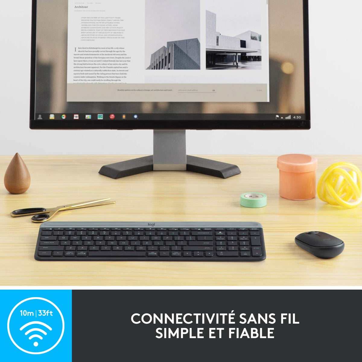 Logitech Clavier + souris MK470