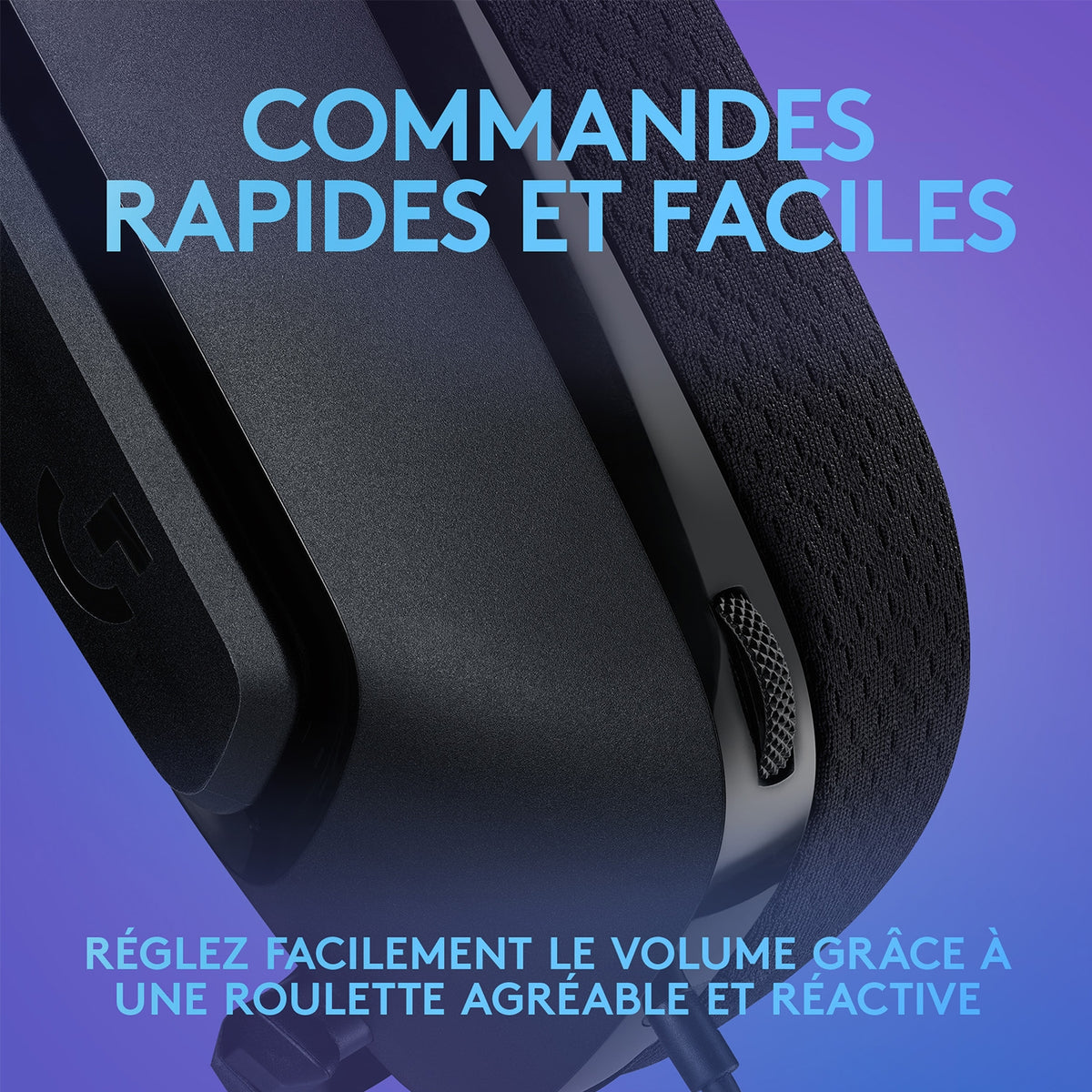 Logitech Casque gaming filaire G335 - Noir