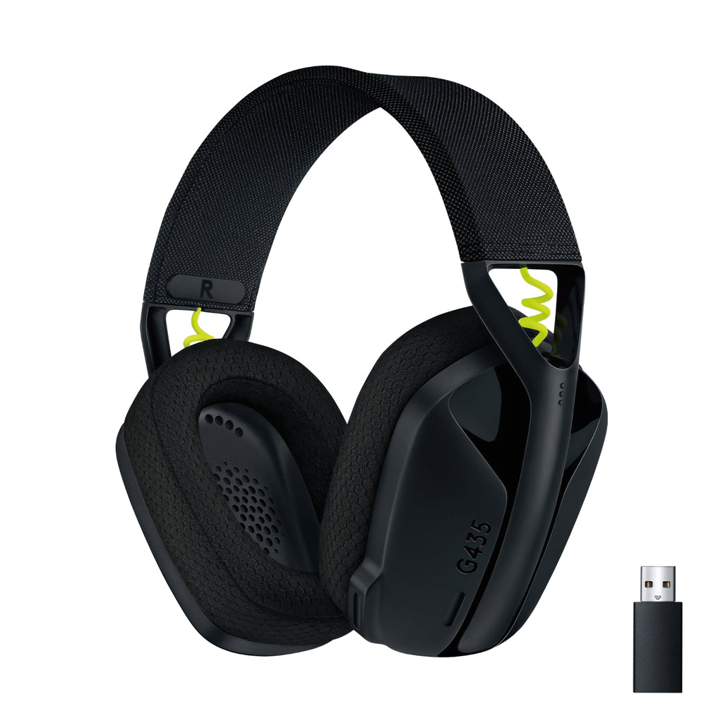Logitech Casque gamer sans fil G G435 LIGHTSPEED Bluetooth Noir