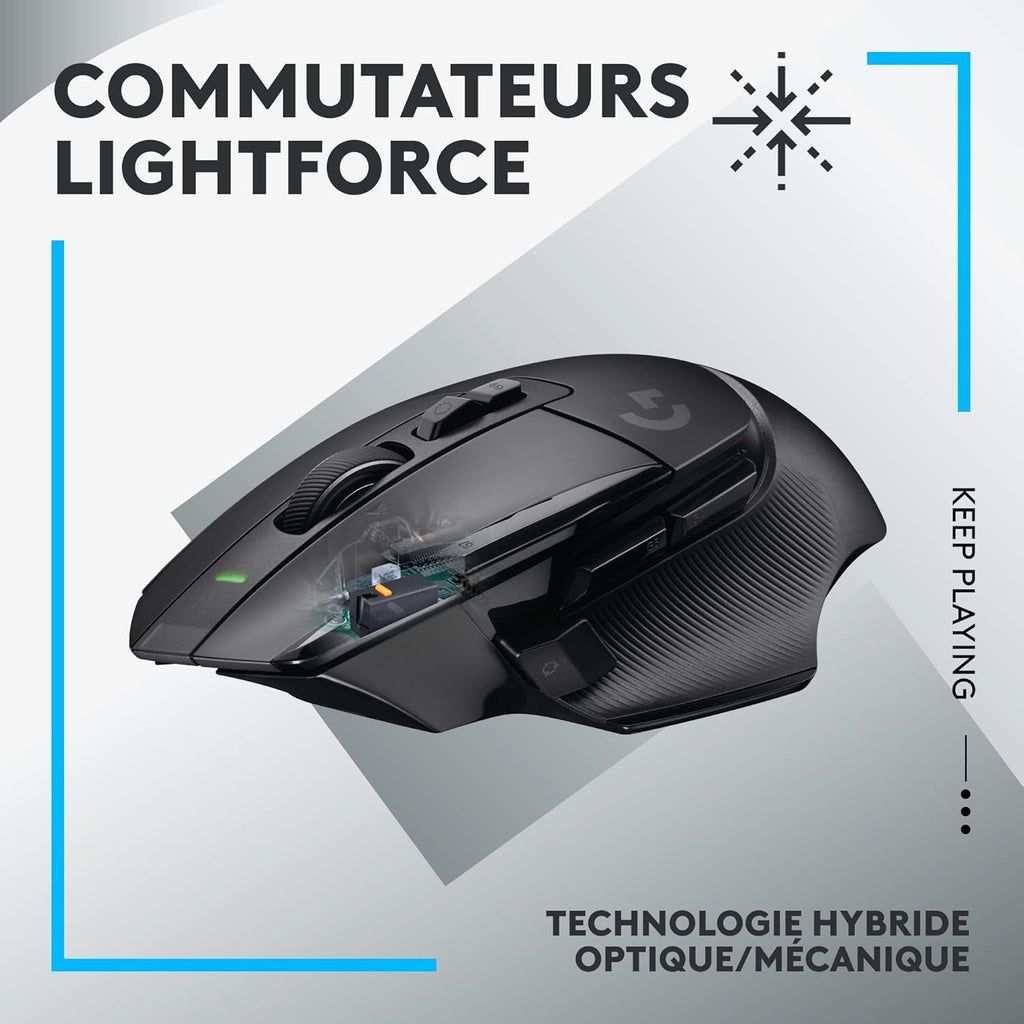 Logitech Souris gaming Sans Fil G502 X Plus Lightspeed