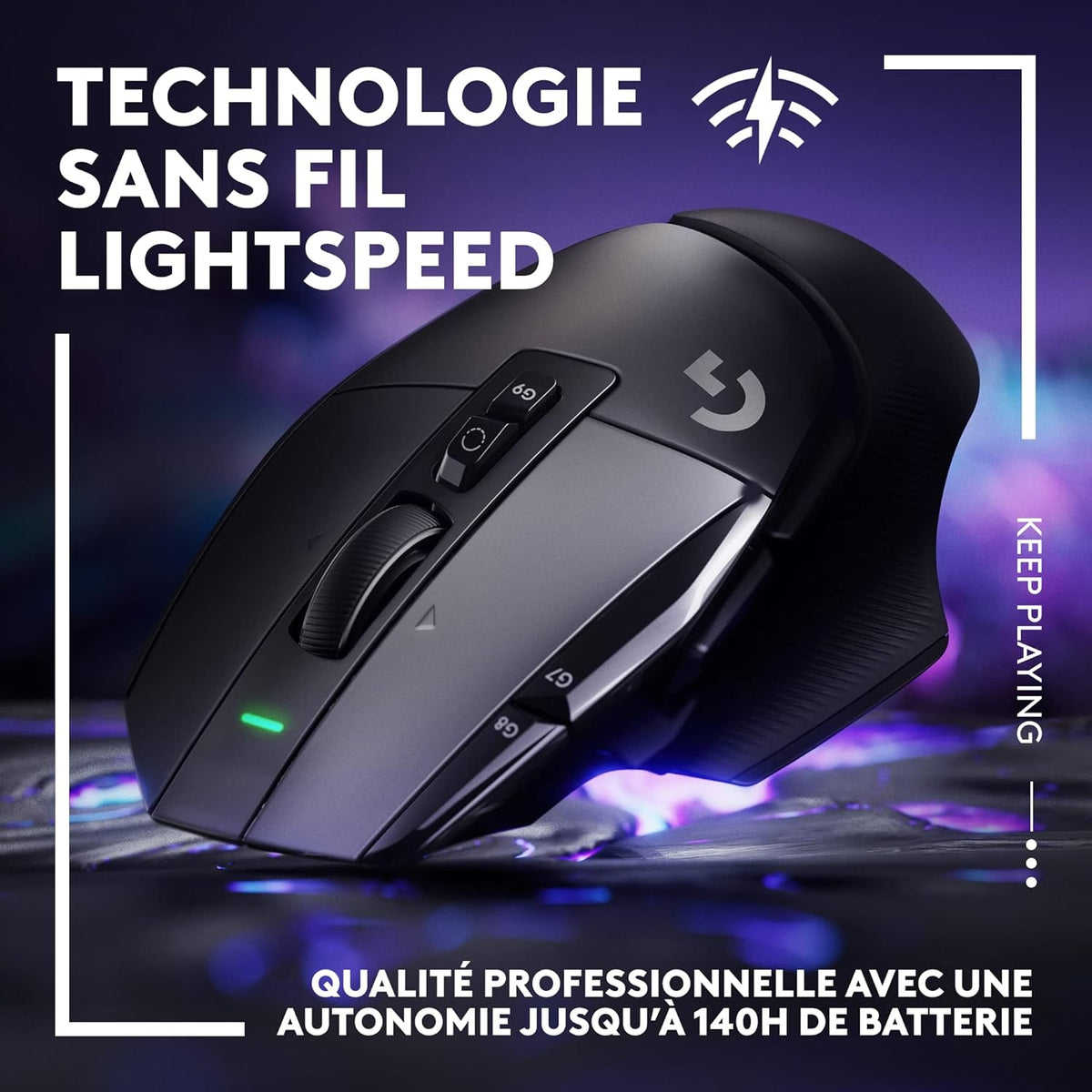 Logitech Souris gaming Sans Fil G502 X Plus Lightspeed