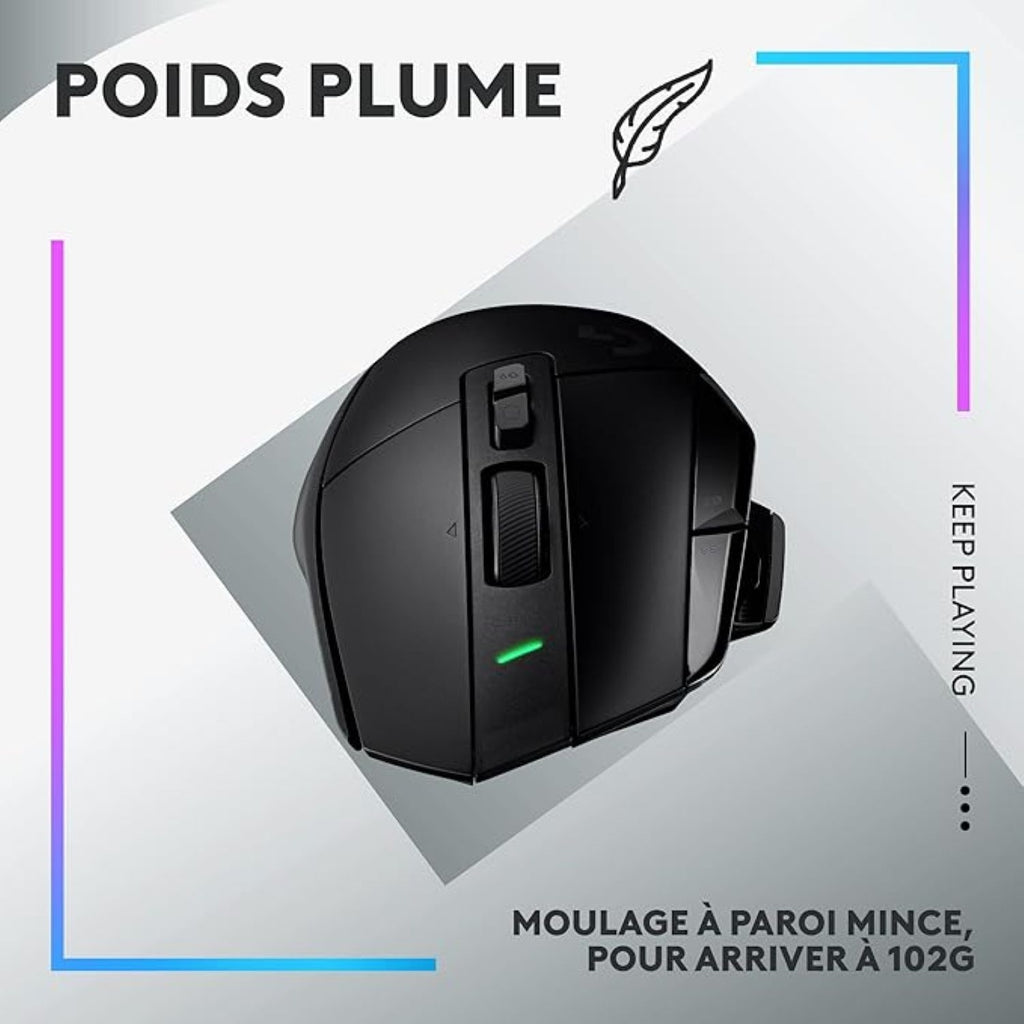Logitech Souris gaming Sans Fil G502 X Plus Lightspeed