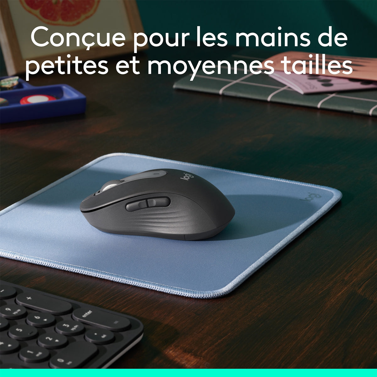Logitech Souris sans fil - M650 - Graphite