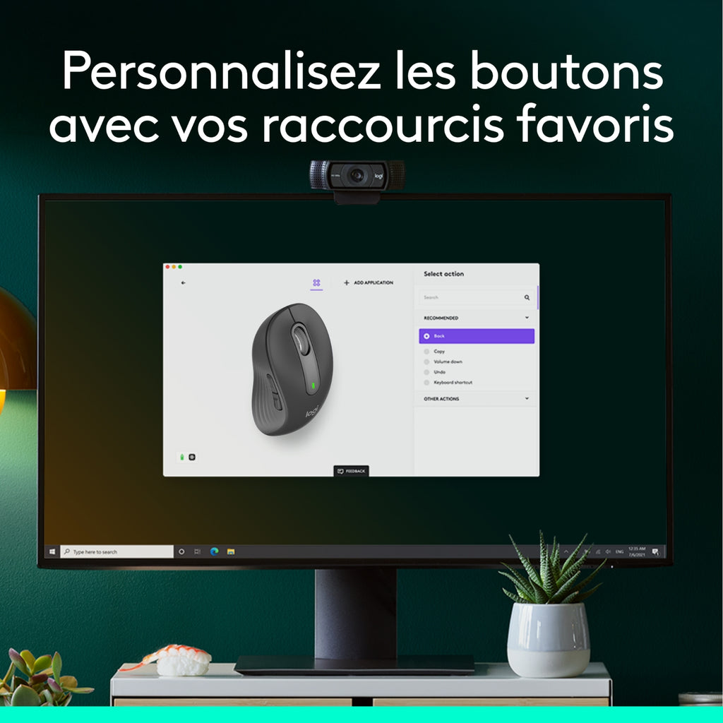 Logitech Souris sans fil - M650 - Graphite