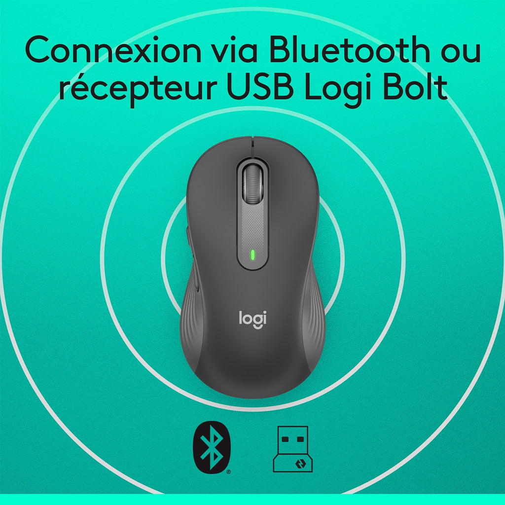 Logitech Souris sans fil - M650 - Graphite