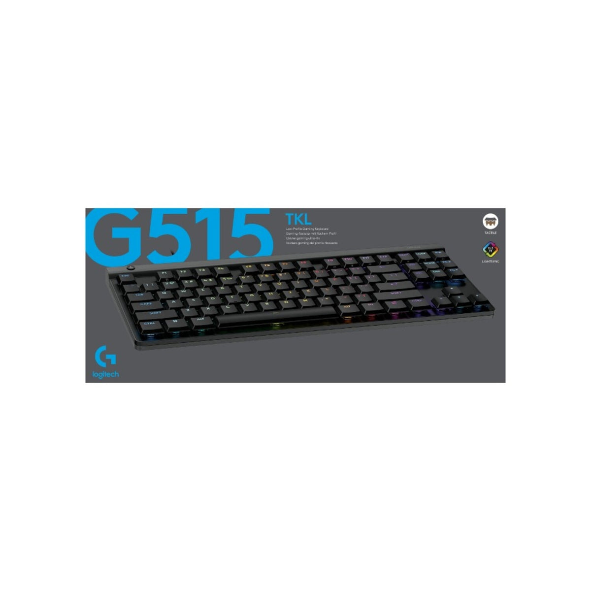 Logitech Clavier gaming filaire G515 noir