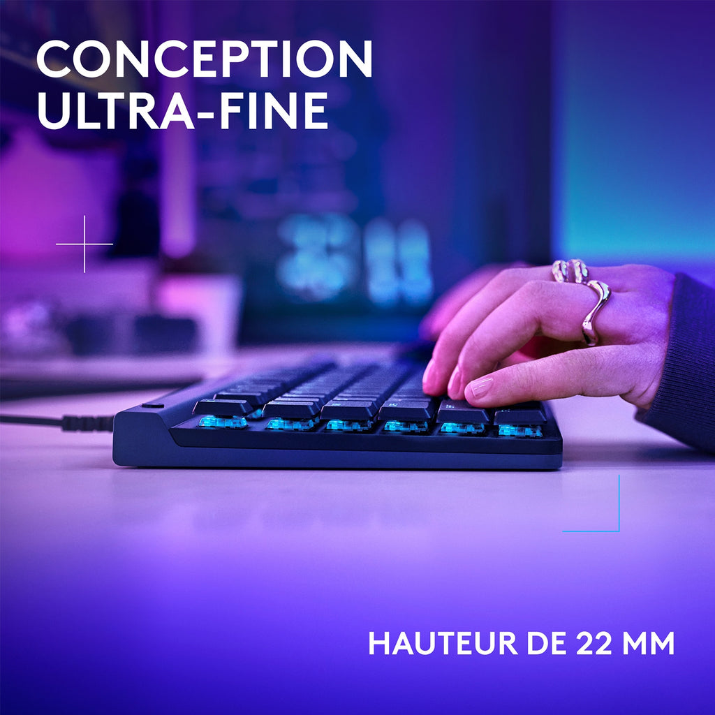 Logitech Clavier gaming filaire G515 noir