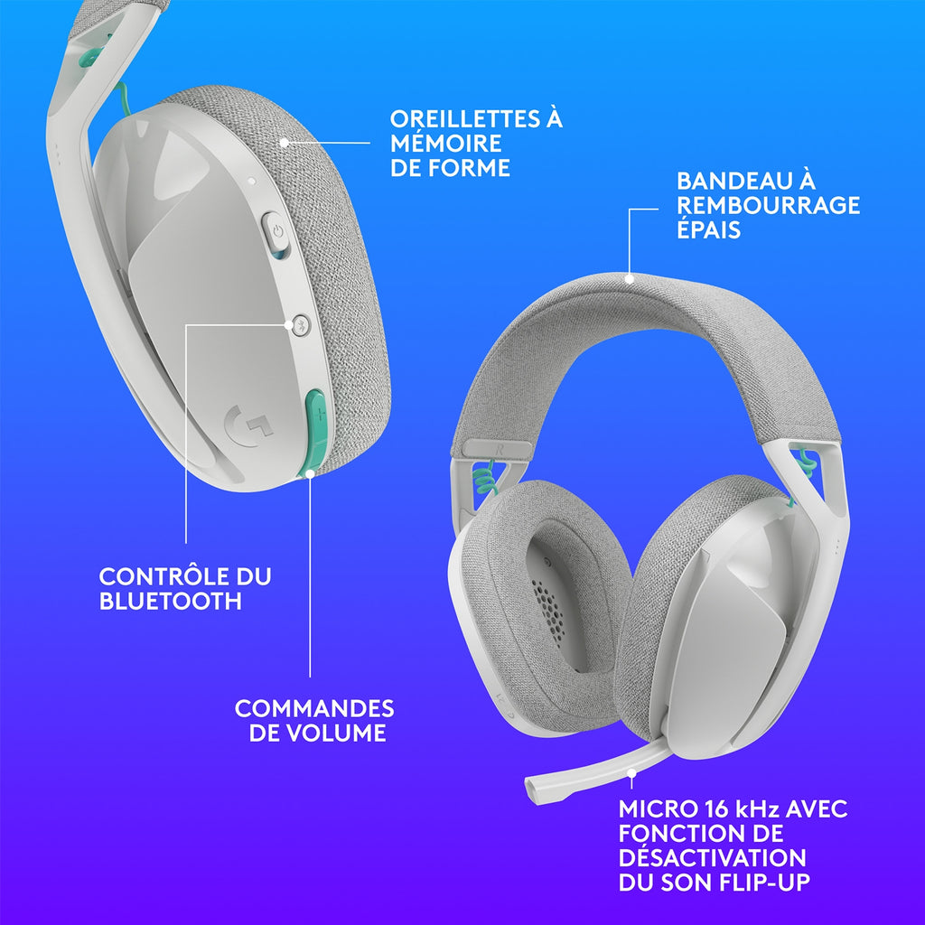 Logitech Casque G321 Wireless Blanc
