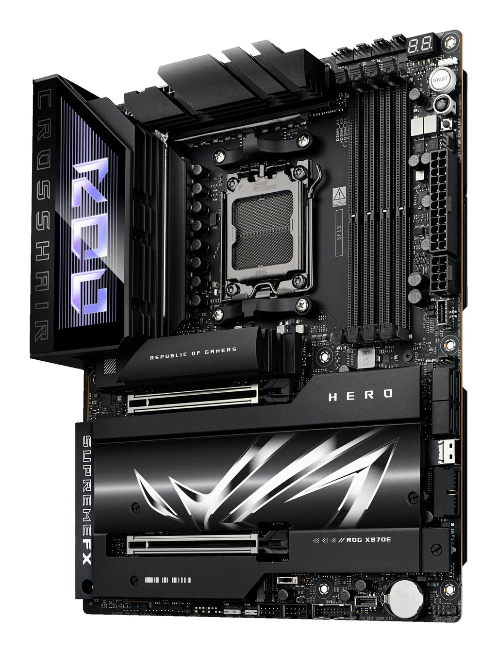 ASUS ROG Crosshair X870E Hero Carte Mère AMD X870E Socket AM5 ATX