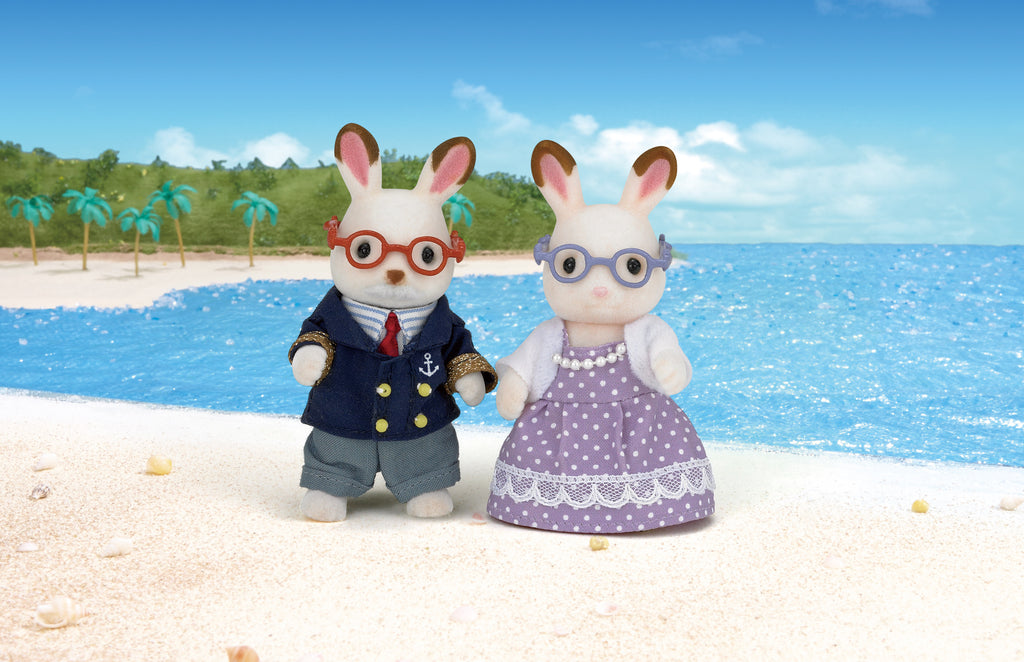 Sylvanian Families Les grands-parents Lapin Chocolat