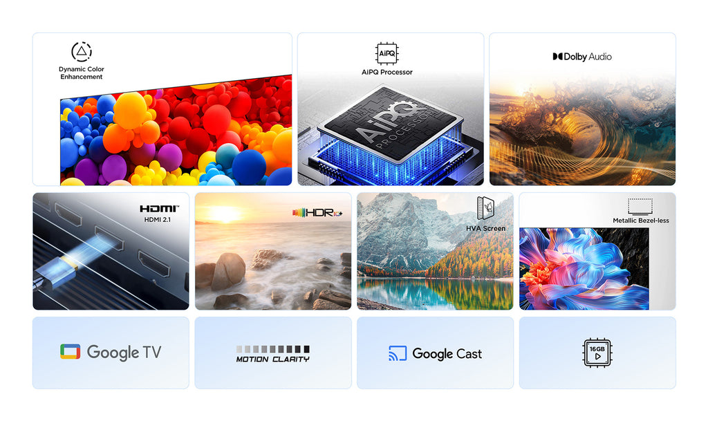TCL P6K 43P6K Smart TV 4K Ultra HD 109,2 cm (43") Wifi Métallique