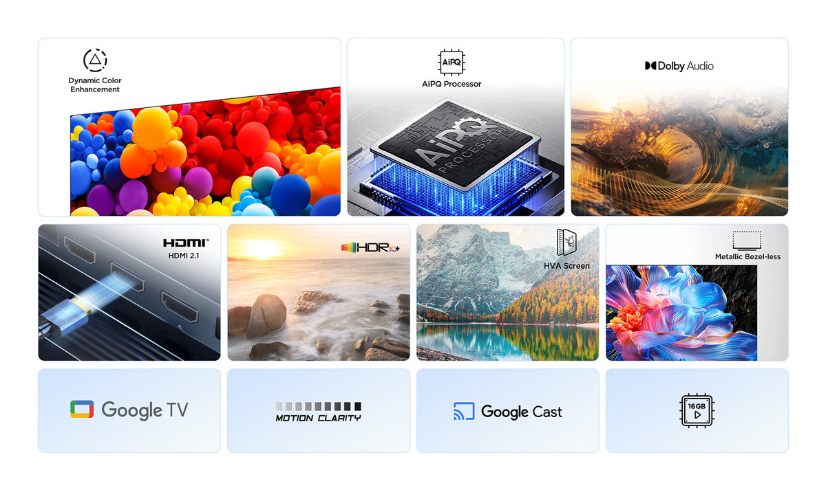 TCL P6K 43P6K Smart TV 4K Ultra HD 109,2 cm (43") Wifi Métallique