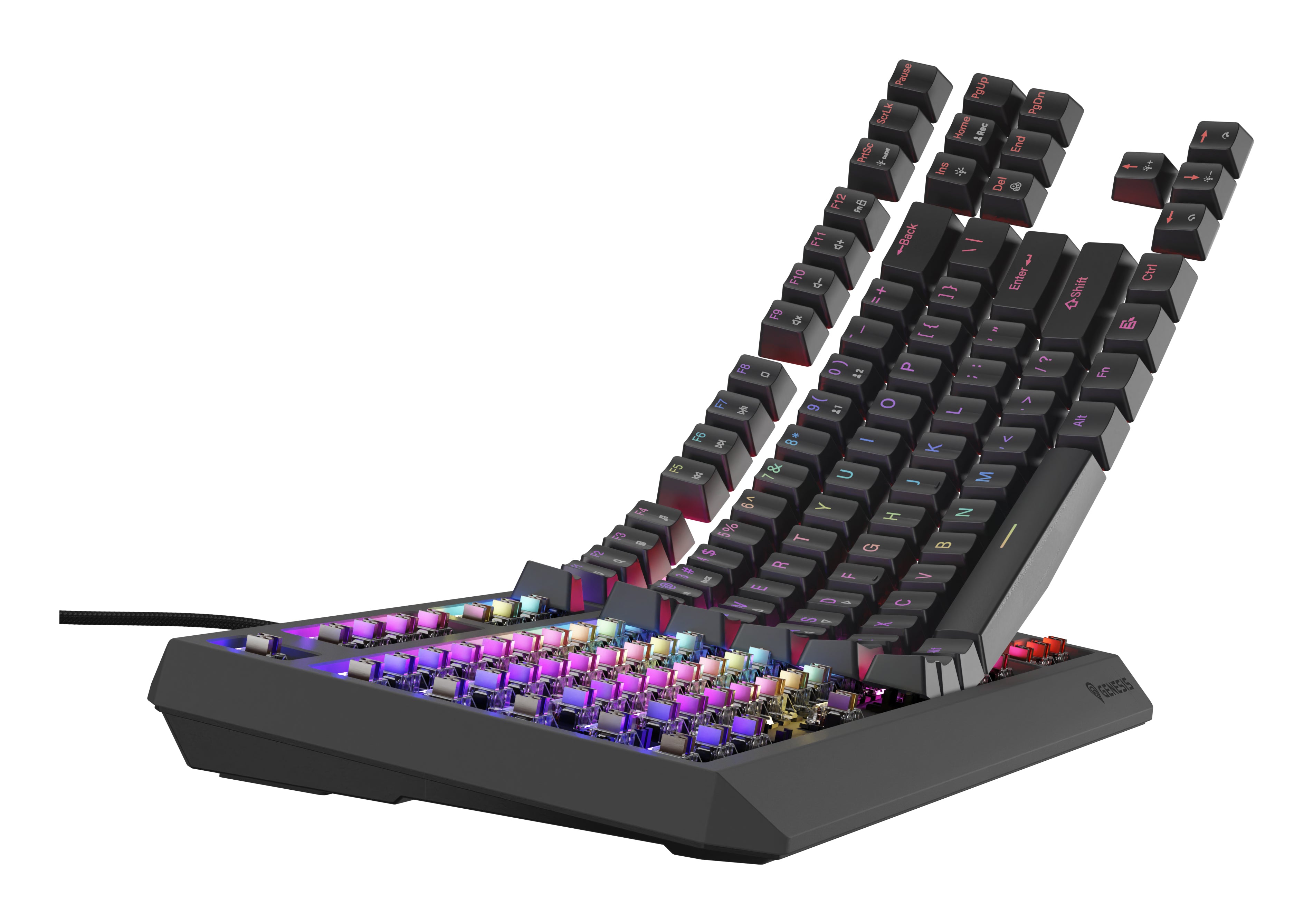 GENESIS Thor 230 TKL clavier Gaming USB QWERTY Anglais américain Noir