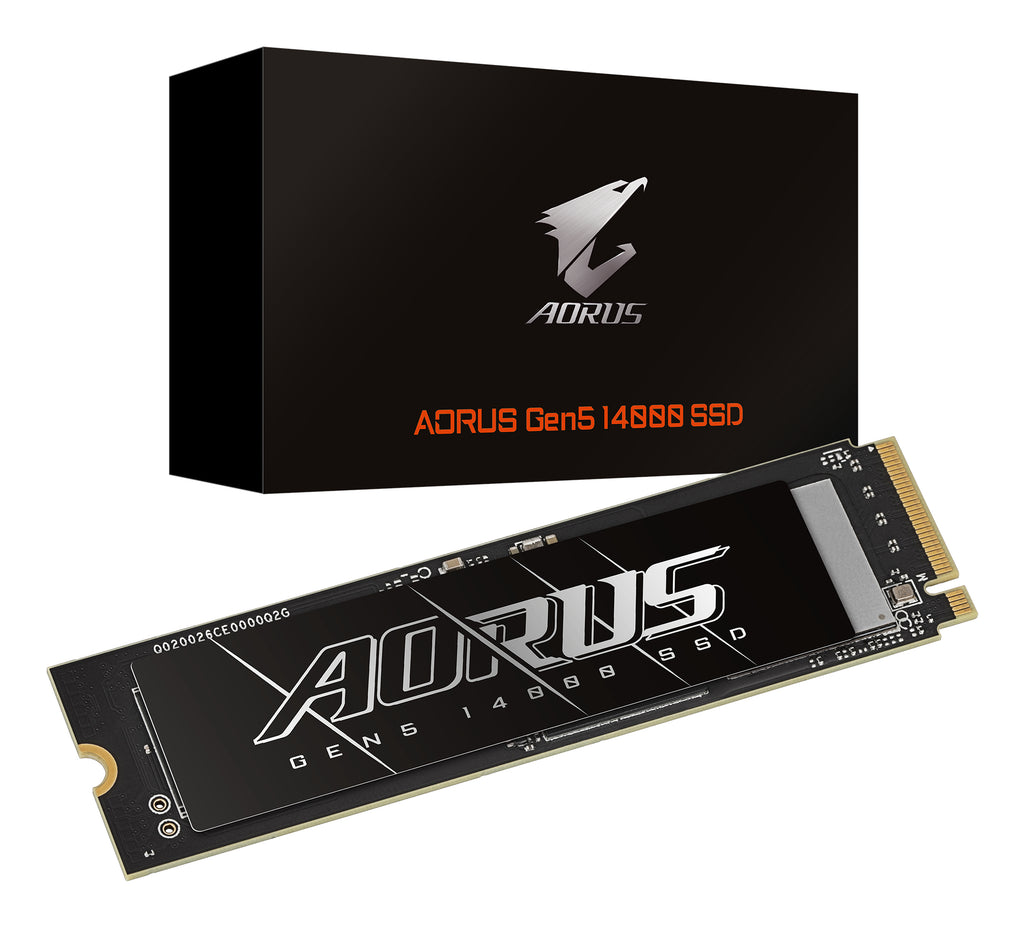GIGABYTE AORUS Gen5 14000 4 To M.2 PCI Express 5.0 NVMe 3D TLC NAND