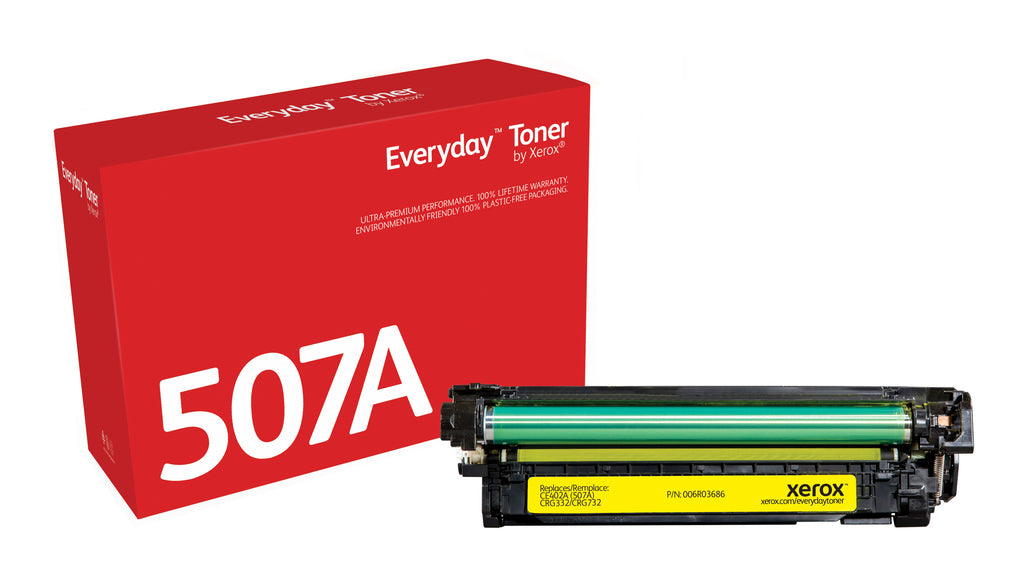 Toner Everyday™ Jaune de Xerox compatible avec HP 507A (CE402A), Capacité standard