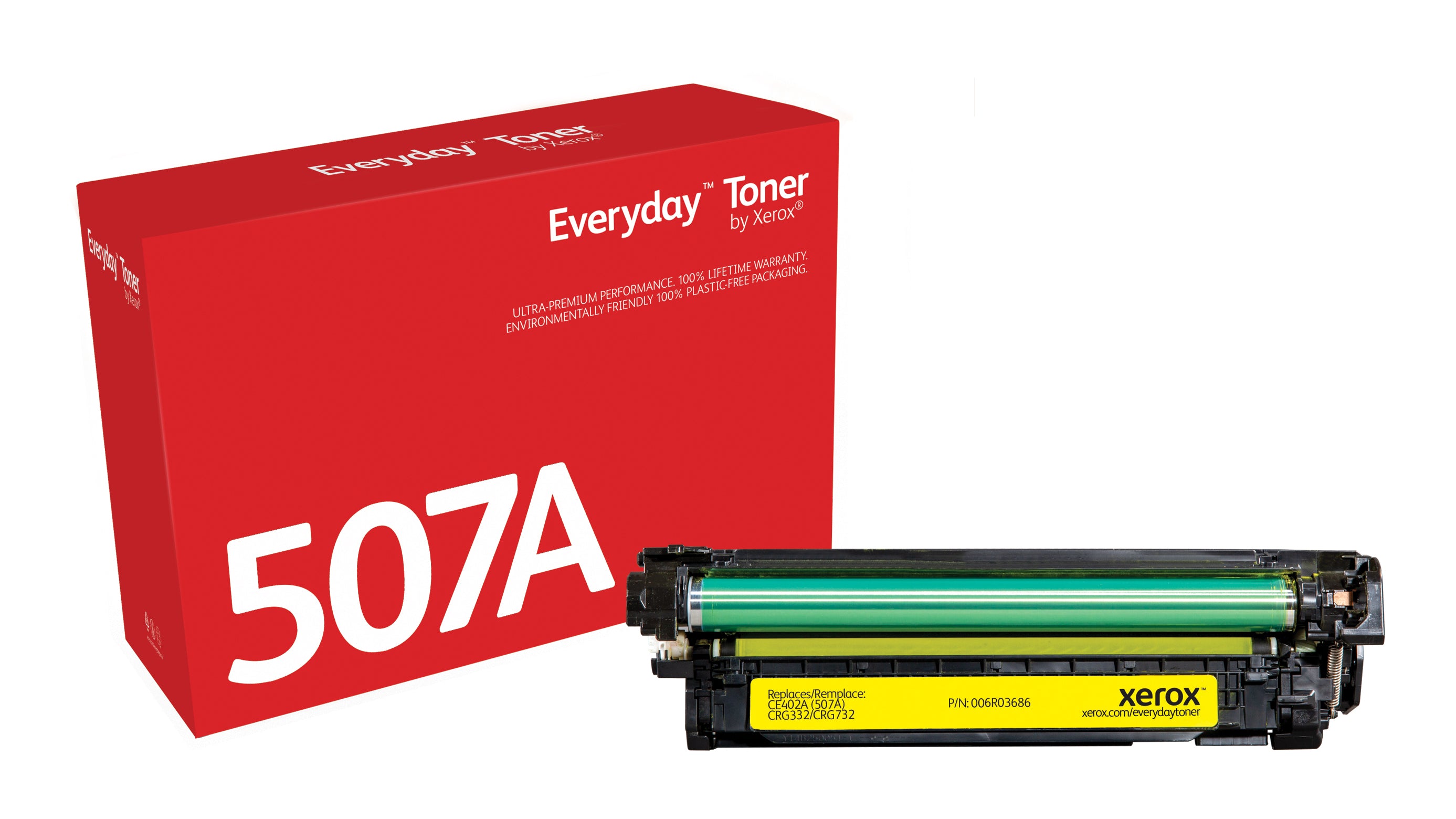 Toner Everyday™ Jaune de Xerox compatible avec HP 507A (CE402A), Capacité standard
