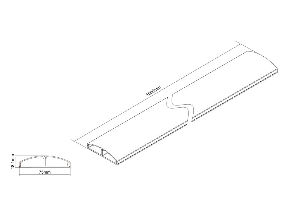 Multibrackets 3893 accessoire de câble