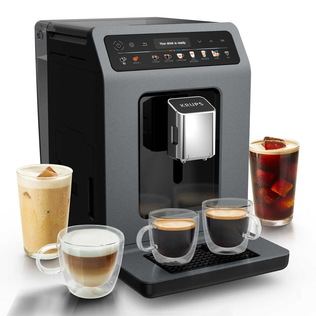 Krups Evidence Hot & Cold EA898GF0 machine à café Entièrement automatique Machine à expresso 2,5 L
