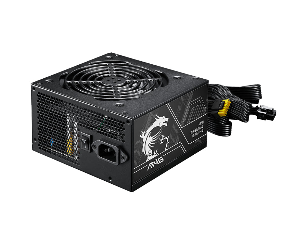 MSI MAG A650BN PCIE5 II unité d'alimentation d'énergie 650 W 20+4 pin ATX ATX Noir
