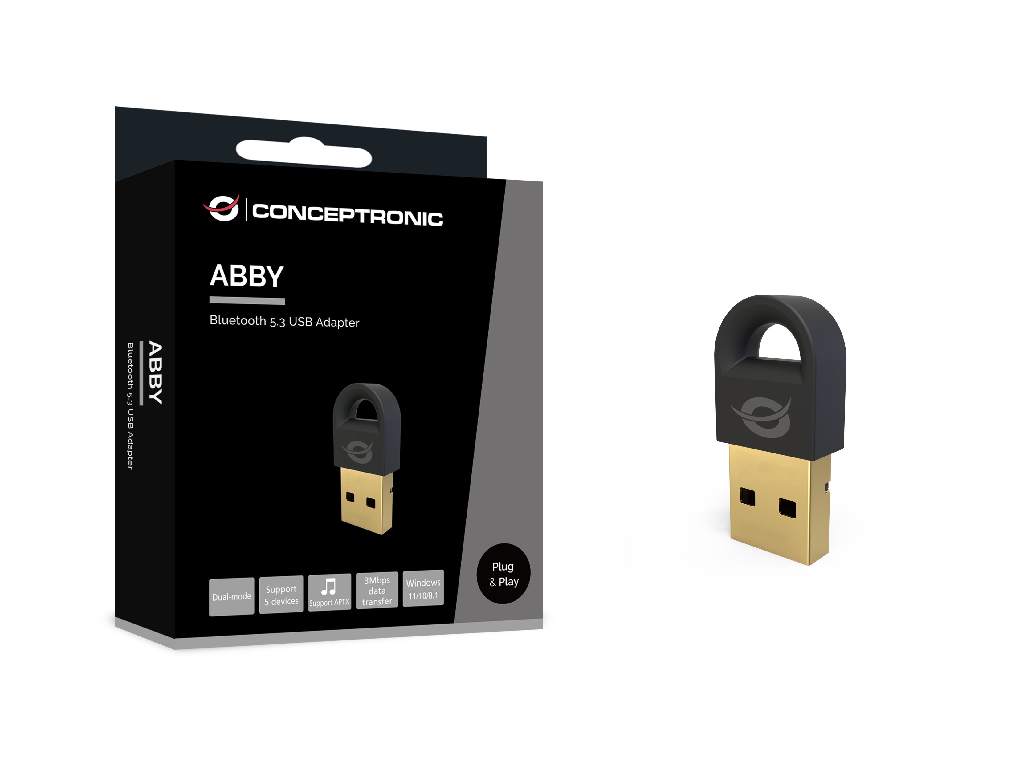 Conceptronic ABBY16B Bluetooth 3 Mbit/s