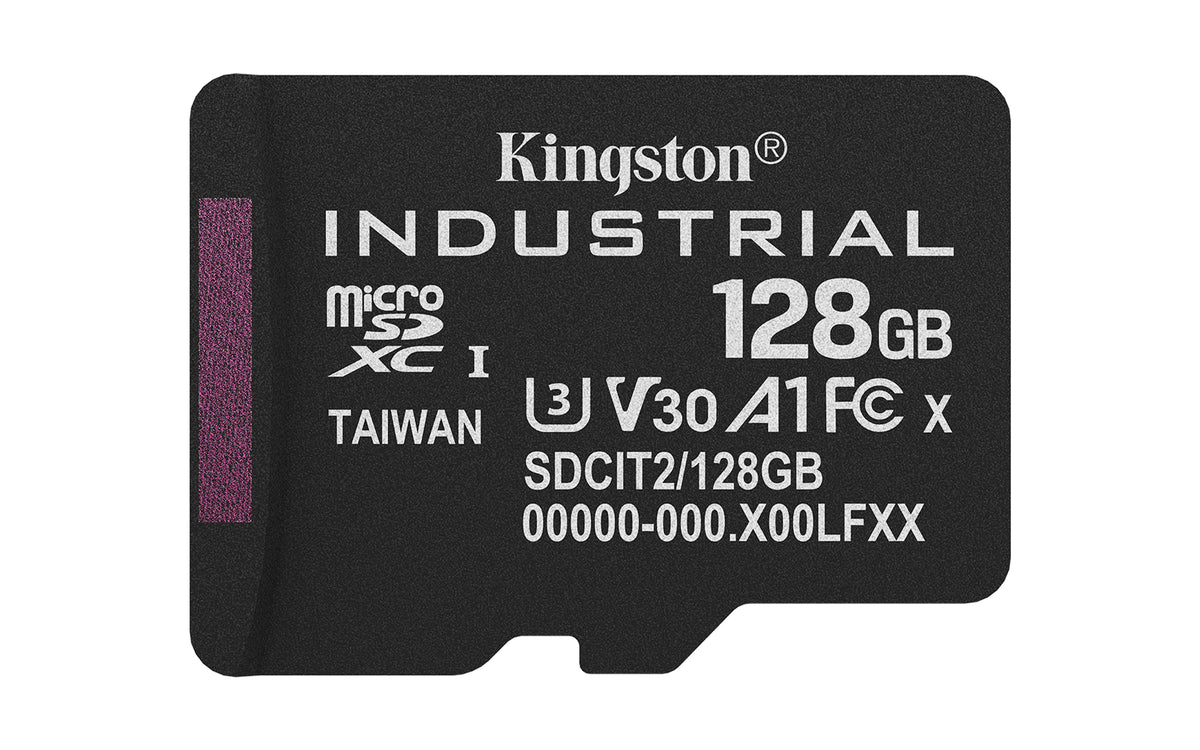 Kingston Technology Carte microSDXC Industrielle 128GB C10 A1 pSLC
