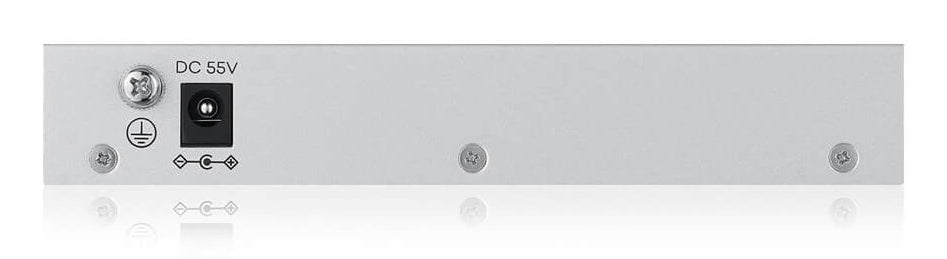 Zyxel GS1200-5HPV3 Géré L2 Gigabit Ethernet (10/100/1000) Connexion Ethernet, supportant l'alimentation via ce port (PoE) Bureau Gris