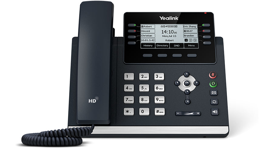 Yealink SIP-T43U téléphone fixe Gris 12 lignes LCD Wifi