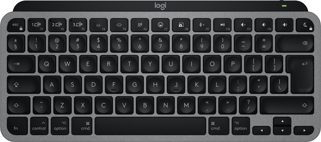 Logitech Master MX Keys Mini For Mac teclado Hogar / Oficina Bluetooth QWERTY Internacional de EE.UU. Negro, Gris